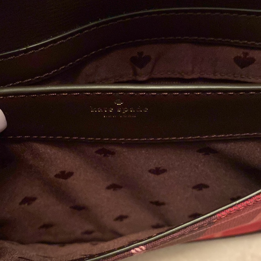 NWOT Kate Spade Leila Plaid Crossbody & CC Wallet - Picture 8 of 14